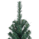 HKH Árvore de Natal Artificial Pré-Iluminada Verde em PVC
