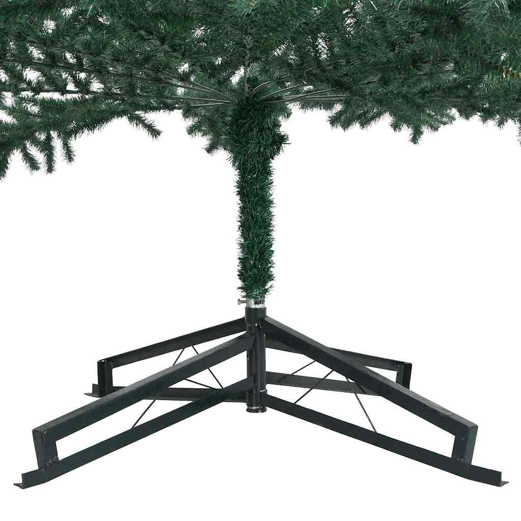 HKH Árvore de Natal Artificial Pré-Iluminada Verde em PVC