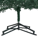 HKH Árvore de Natal Artificial Pré-Iluminada Verde em PVC
