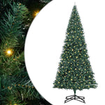 HKH Árvore de Natal Artificial Pré-Iluminada Verde em PVC
