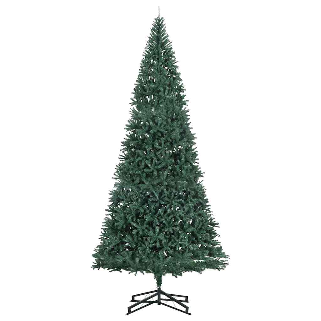 HKH Árvore de Natal Artificial Pré-Iluminada Verde em PVC