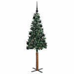 HKH Árvore de Natal Slim com 150 Leds e Branco - Verde