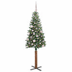 HKH Árvore de Natal Slim com 150 Leds e Branco - Verde