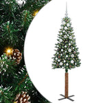 HKH Árvore de Natal Slim com 150 Leds e Branco - Verde