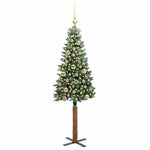 HKH Árvore de Natal Slim com 150 Leds e Branco - Verde