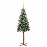 HKH Árvore de Natal Slim com 150 Leds e Branco - Verde