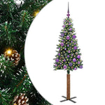 HKH Árvore de Natal Slim com 150 Leds e Branco - Verde