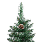 HKH Árvore de Natal Slim com 150 Leds e Branco - Verde