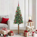 HKH Árvore de Natal Slim com 150 Leds e Branco - Verde