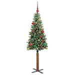 HKH Árvore de Natal Slim com 150 Leds e Branco - Verde