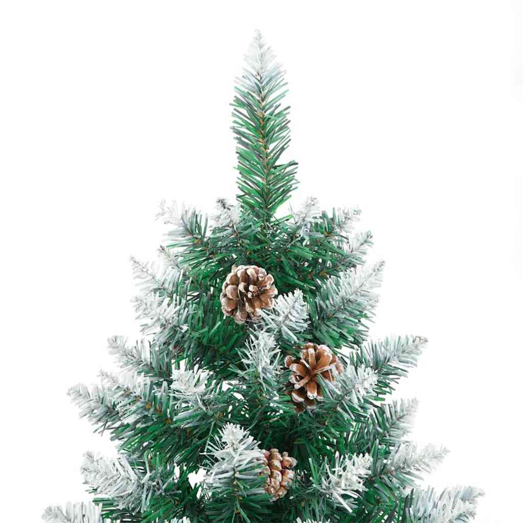 HKH Árvore de Natal Slim com 300 Leds e Branco - Verde