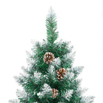 HKH Árvore de Natal Slim com 300 Leds e Branco - Verde