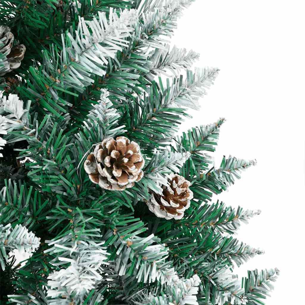 HKH Árvore de Natal Slim com 300 Leds e Branco - Verde