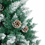 HKH Árvore de Natal Slim com 300 Leds e Branco - Verde