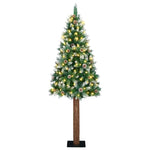 HKH Árvore de Natal Slim com 300 Leds e Branco - Verde
