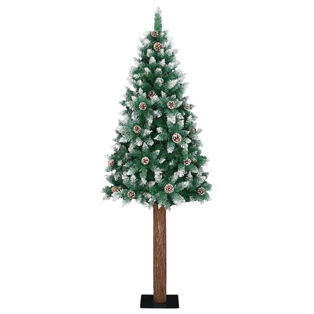 HKH Árvore de Natal Slim com 300 Leds e Branco - Verde