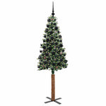 HKH Árvore de Natal Slim com 300 Leds e Branco - Verde