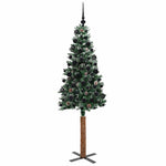 HKH Árvore de Natal Slim com 300 Leds e Branco - Verde