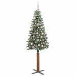 HKH Árvore de Natal Slim com 300 Leds e Branco - Verde