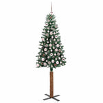 HKH Árvore de Natal Slim com 300 Leds e Branco - Verde