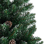 HKH Árvore de Natal Slim com 300 Leds e Branco - Verde
