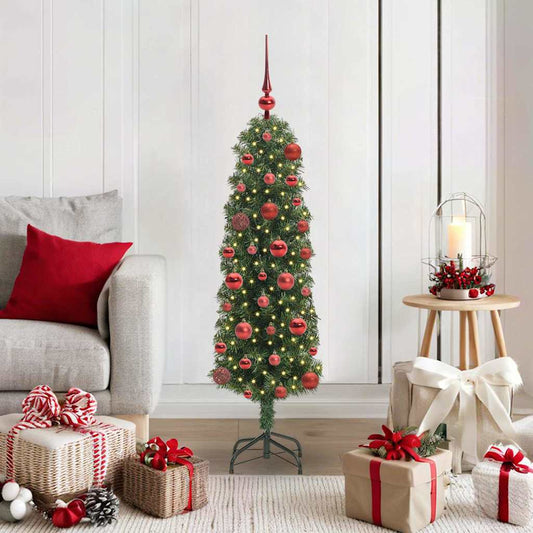 HKH Árvore de Natal Artificial Verde em Aço e PVC