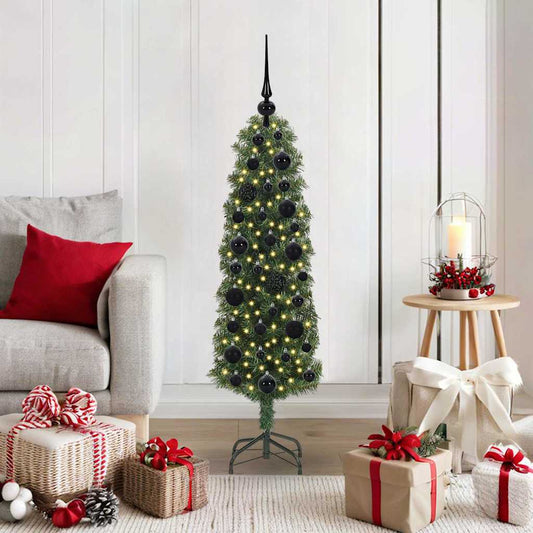 HKH Árvore de Natal Artificial Verde em Aço e PVC