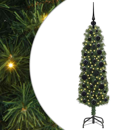 HKH Árvore de Natal Artificial Verde em Aço e PVC