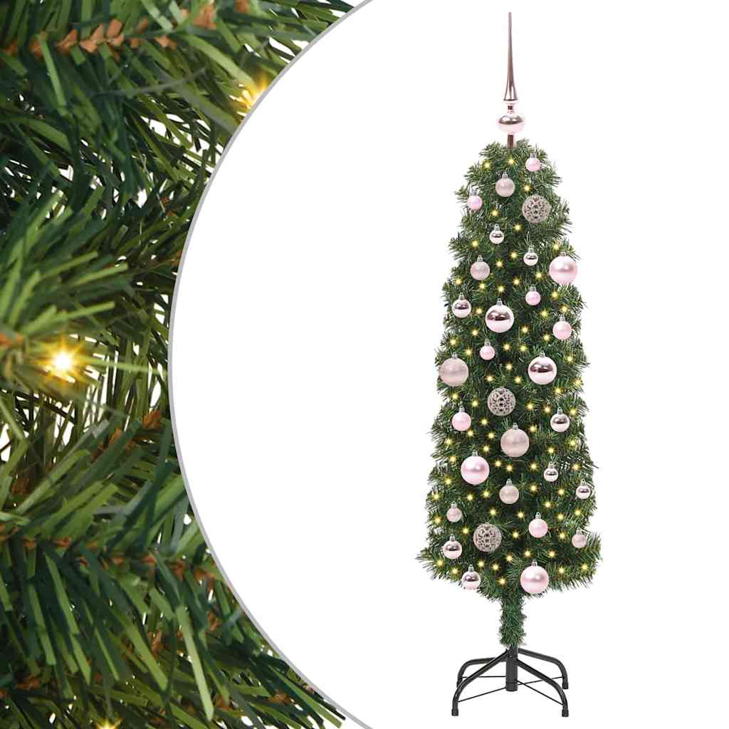 HKH Árbol de Navidad Artificial Verde en Acero y PVC