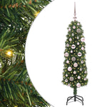 HKH Árvore de Natal Artificial Verde em Aço e PVC