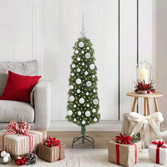 HKH Árvore de Natal Artificial Verde em Aço e PVC