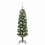 HKH Árvore de Natal Artificial Verde em Aço e PVC