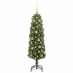HKH Árvore de Natal Artificial Verde em Aço e PVC