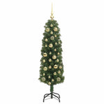 HKH Árvore de Natal Artificial Verde em Aço e PVC