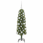 HKH Árvore de Natal Artificial Verde em Aço e PVC