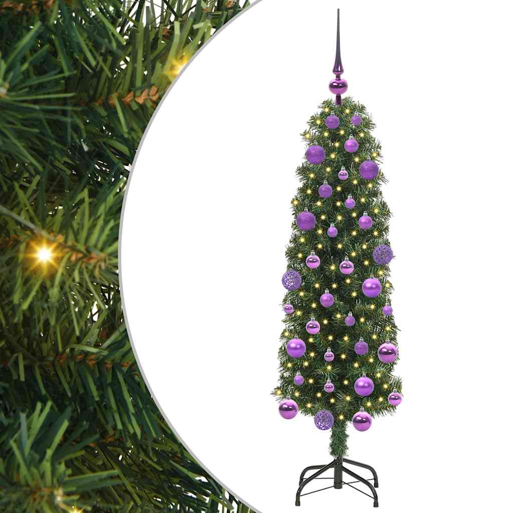 HKH Árbol de Navidad Artificial Verde en Acero y PVC