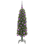 HKH Árvore de Natal Artificial Verde em Aço e PVC