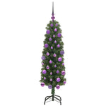 HKH Árvore de Natal Artificial Verde em Aço e PVC