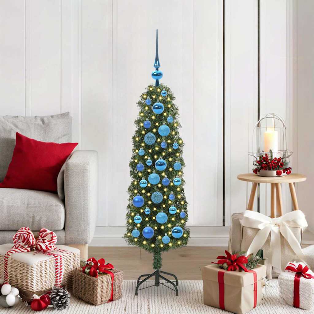 HKH Árbol de Navidad Artificial Verde en Acero y PVC