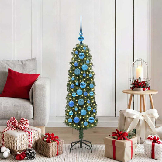 HKH Árvore de Natal Artificial Verde em Aço e PVC