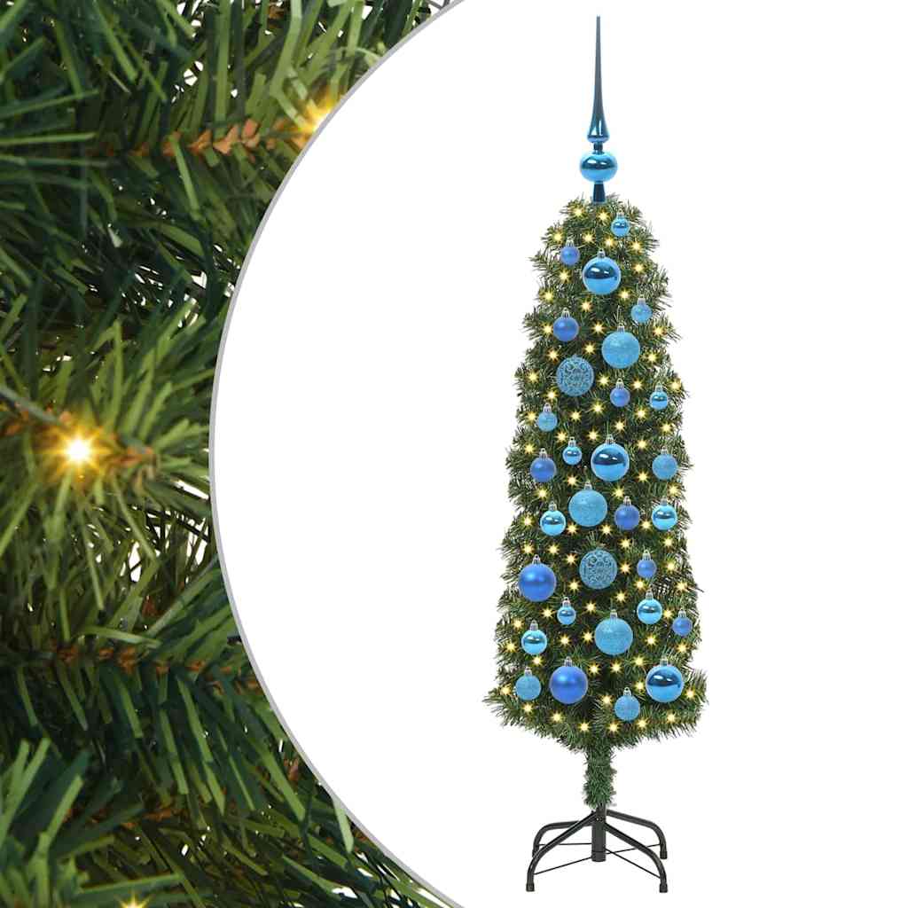 HKH Árbol de Navidad Artificial Verde en Acero y PVC