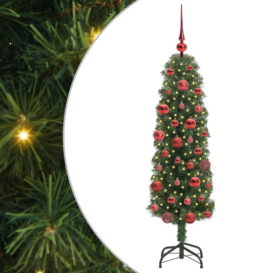 HKH Árvore de Natal Artificial Verde em Aço e PVC