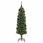 HKH Árvore de Natal Artificial Verde em Aço e PVC