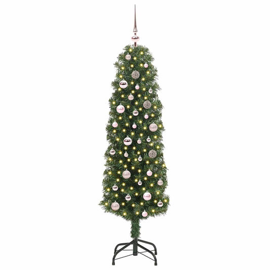 HKH Árvore de Natal Artificial Verde em Aço e PVC