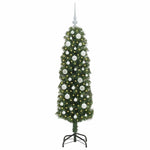 HKH Árvore de Natal Artificial Verde em Aço e PVC