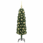 HKH Árvore de Natal Artificial Verde em Aço e PVC
