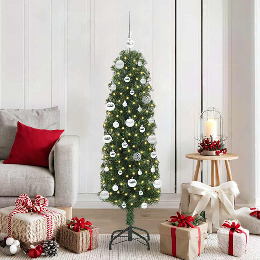 HKH Árvore de Natal Artificial Verde em Aço e PVC