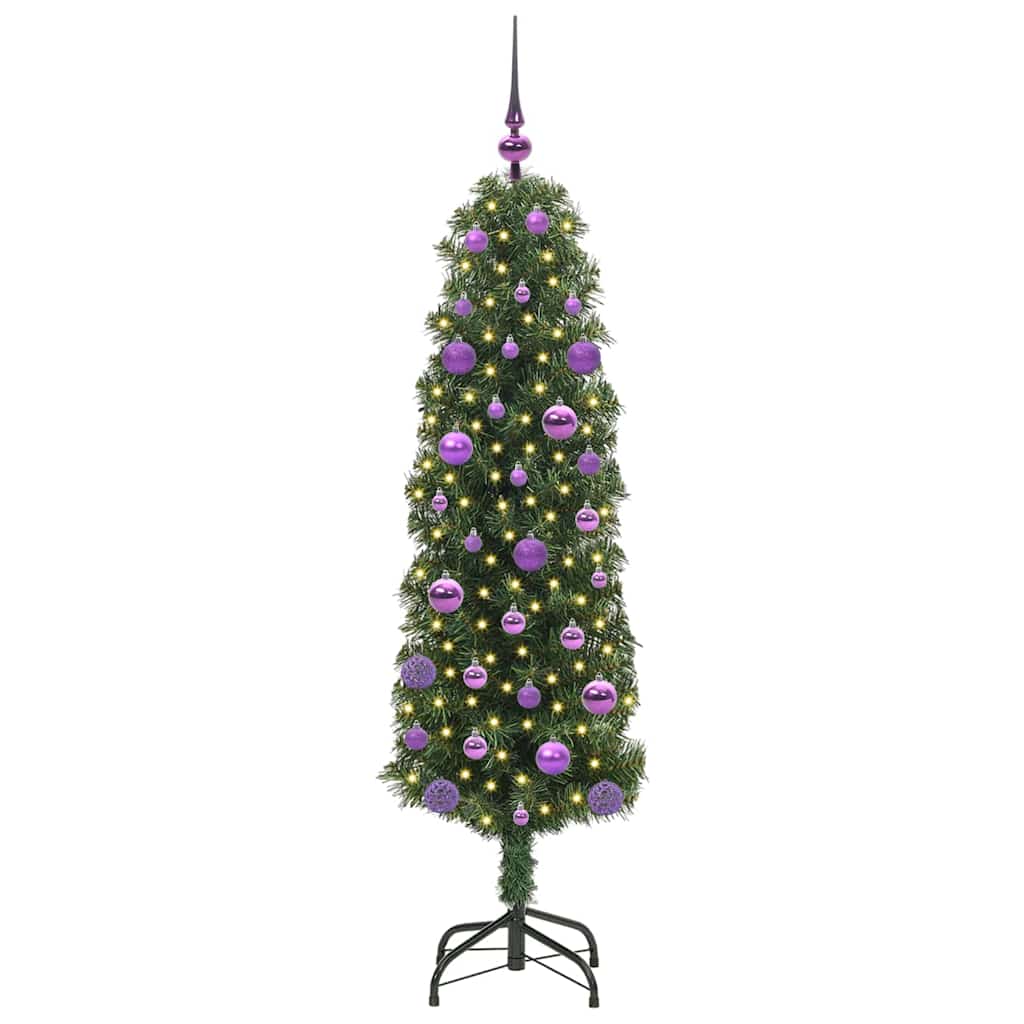 HKH Árvore de Natal Artificial Verde em Aço e PVC