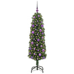 HKH Árvore de Natal Artificial Verde em Aço e PVC