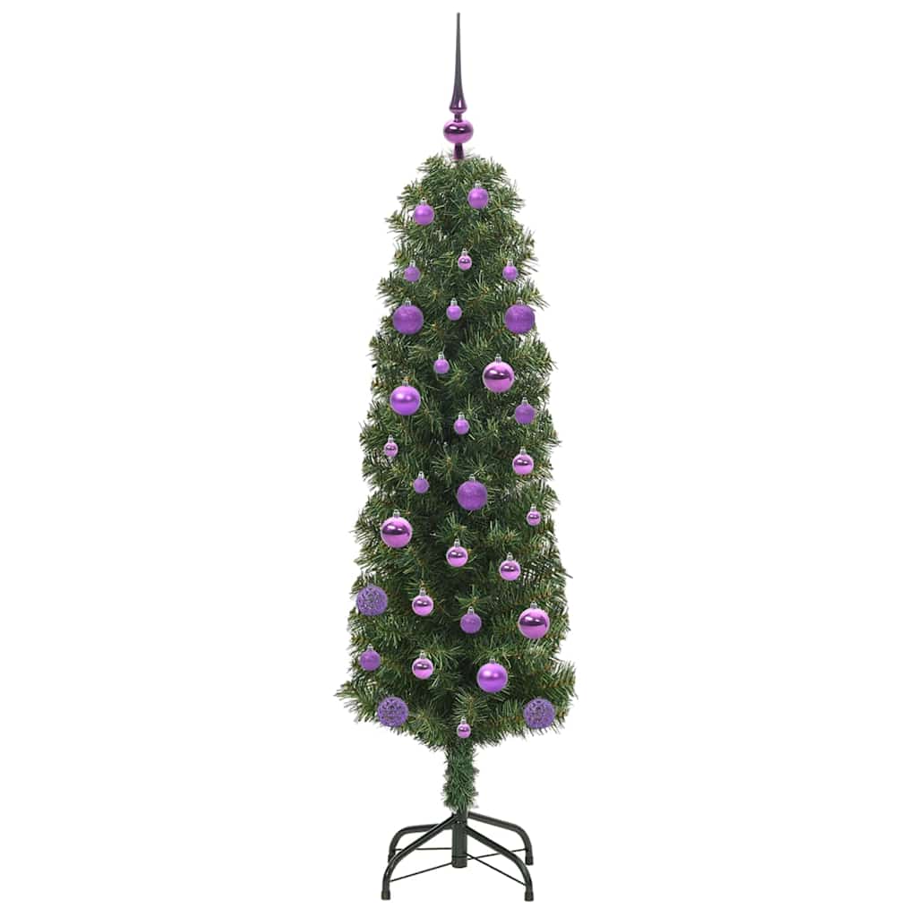 HKH Árvore de Natal Artificial Verde em Aço e PVC
